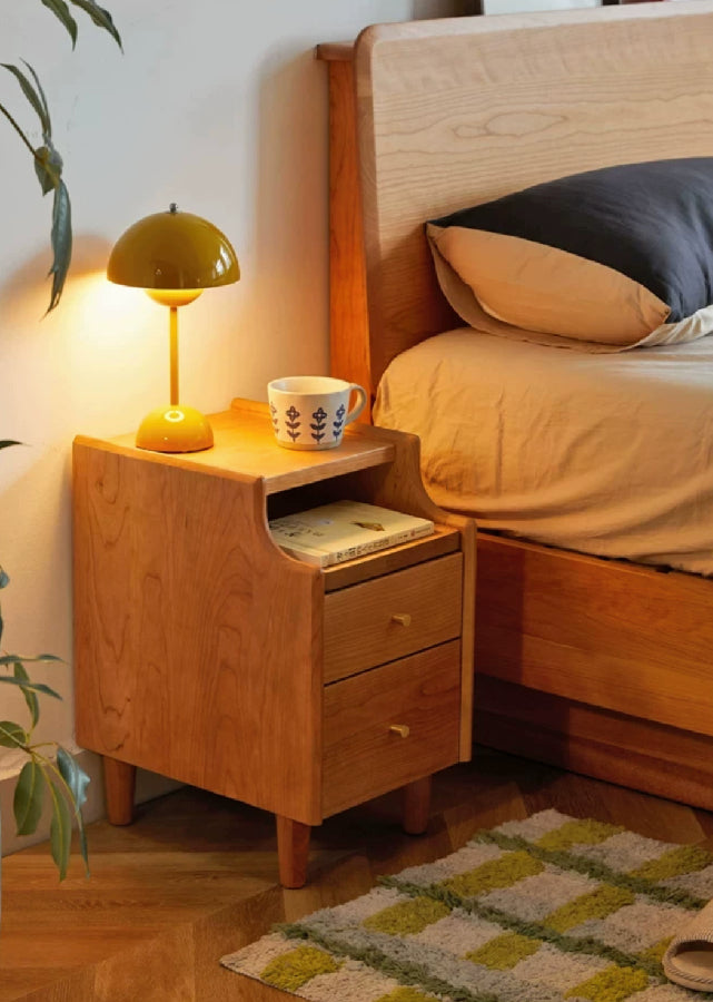 Aire Solid Wood Nightstand