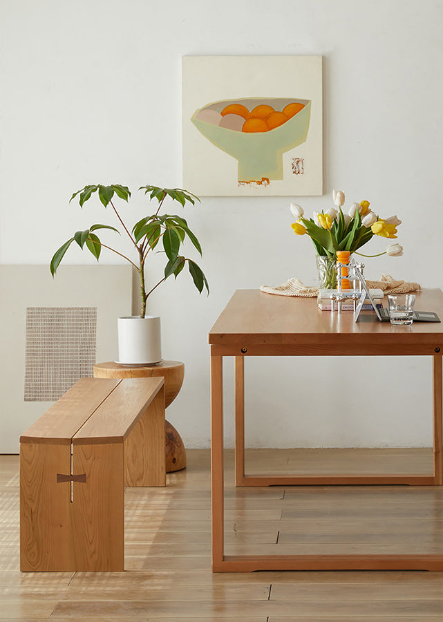 Mari Solid Wood Bench