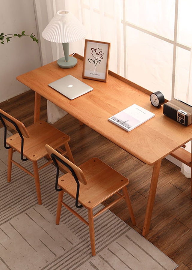 Banach solid wood deals desk