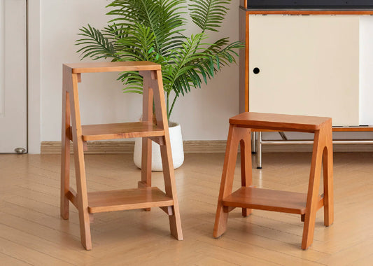 Solid Wood Step Ladder