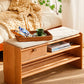 Quies Solid Wood Bench