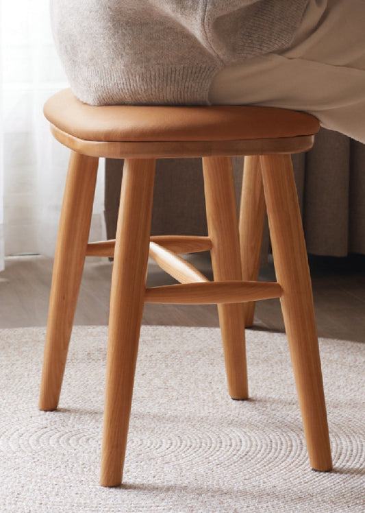 Pois Solid Wood Dresser Stool