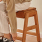 Stackable Solid Wood Stool Storage