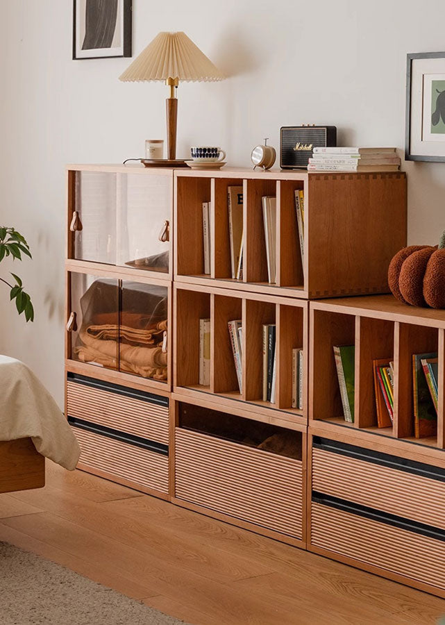 Muse Solid Wood Modular Storage Units (Stackable) β nichinichi