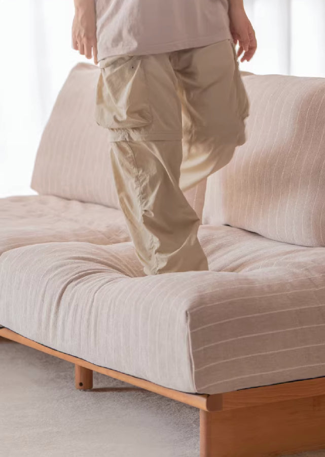 Ile Solid Wood Sofa