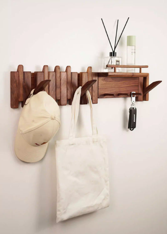 Solid Wood Folding Wall Hanger