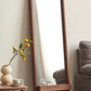 Arca Solid Dark Walnut Standing Mirror