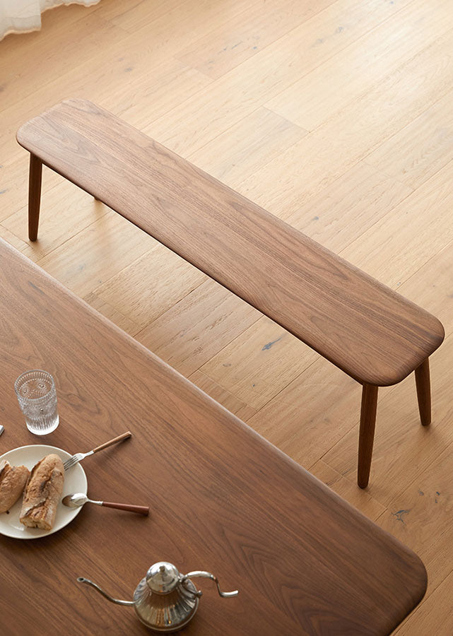 Una Solid Wood Bench