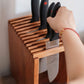 Solid Wood Knife Stand