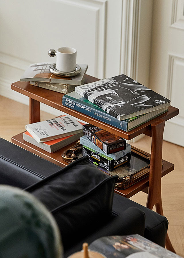 Herringbone Solid Rubberwood (Walnut colour) Table