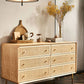 Lente Solid Ash Drawer Chest, 6 drawers