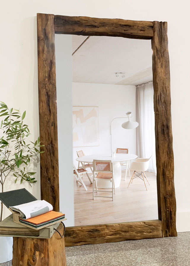 Rustic Heavy Standing Mirror