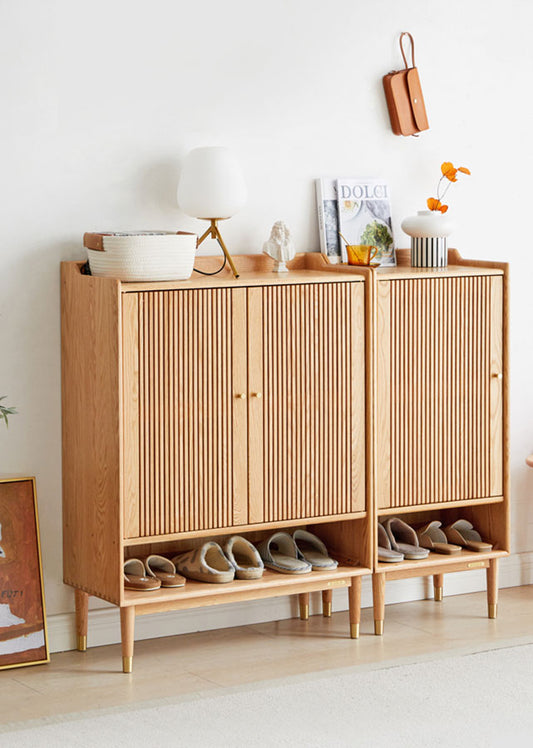 Raga Solid Wood Shoe Cabinet
