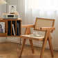 Hans Solid Cherry Wood Chair with Armrest
