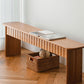 Fimbria Solid Cherry Wood Bench