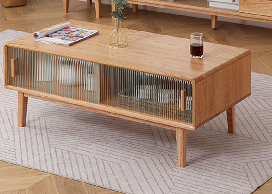 Prague Solid Wood Coffee Table