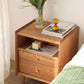 Classic Solid Cherry Wood Nightstand