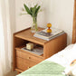 Classic Solid Cherry Wood Nightstand