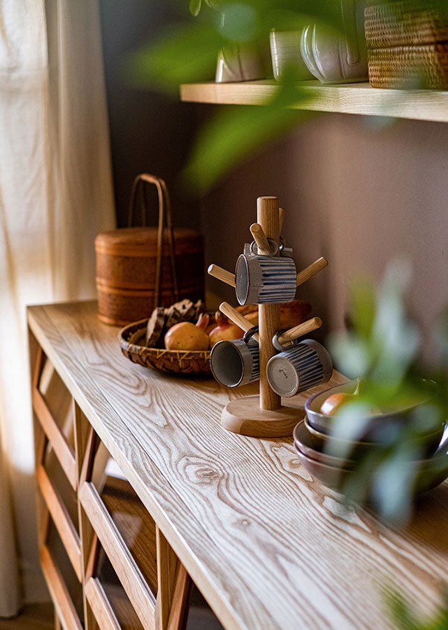 Brackets Solid Wood Sideboard nichinichi.sg