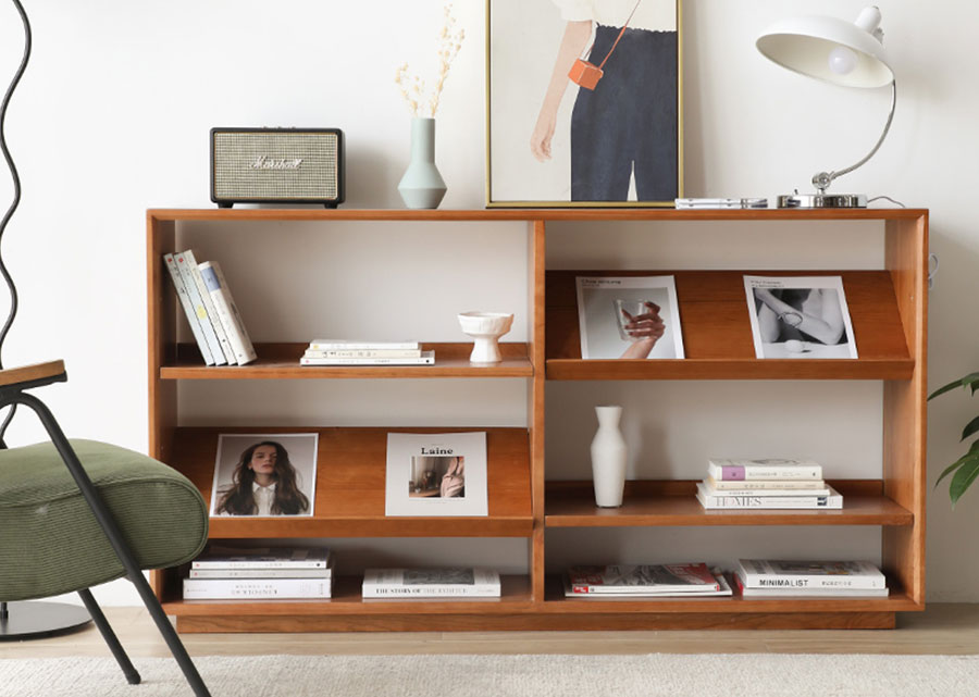 Bass Solid Cherry Wood Accent Sideboard