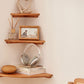 Quarta Solid Wood Wall Shelves