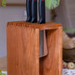 Solid Wood Knife Stand