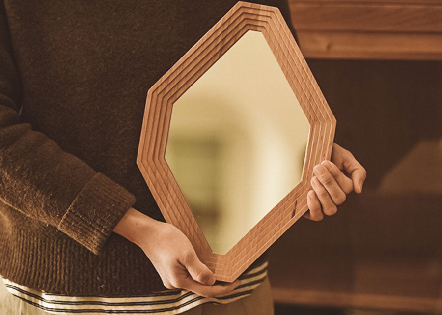 Certa Solid Wood Frame Mirror