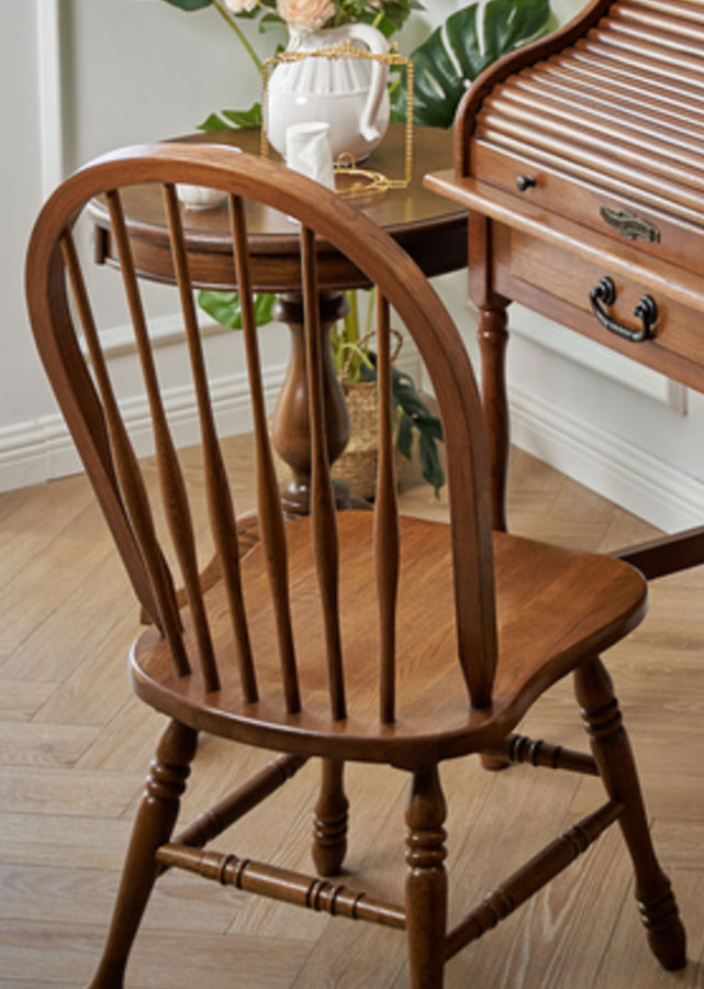 Vintage Solid Oak Chair