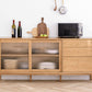 Bailey Solid Oak Dining Sideboard, bottom cabinet only.