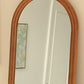 Arcus Solid Cherry Wood Full-Length Mirror, close up