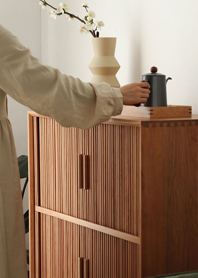 Serene Solid Wood Sideboard