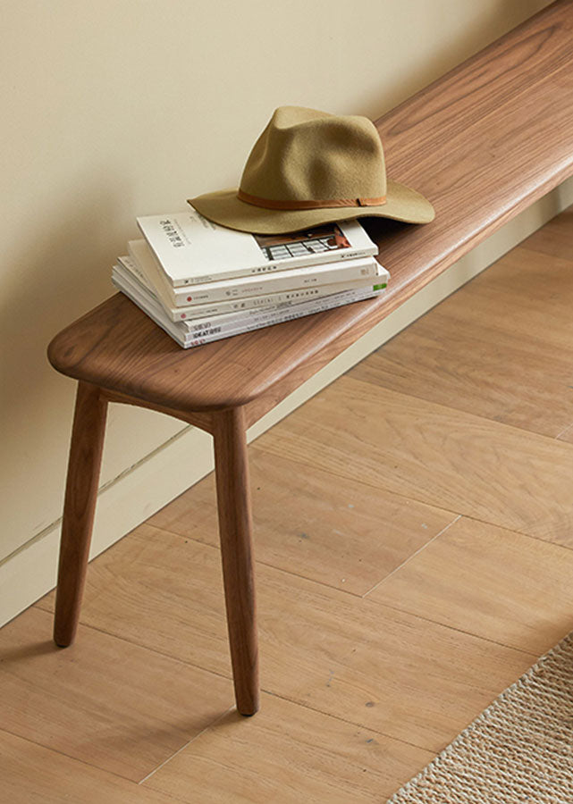 Una Solid Wood Bench