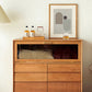 The Donovan Solid Cherry Wood Stackable Sideboard can be used without legs as well.