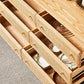 Lente Solid Ash Drawer Chest, open drawers