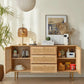 Tisse Solid Wood Drawer Chest and Cabinet