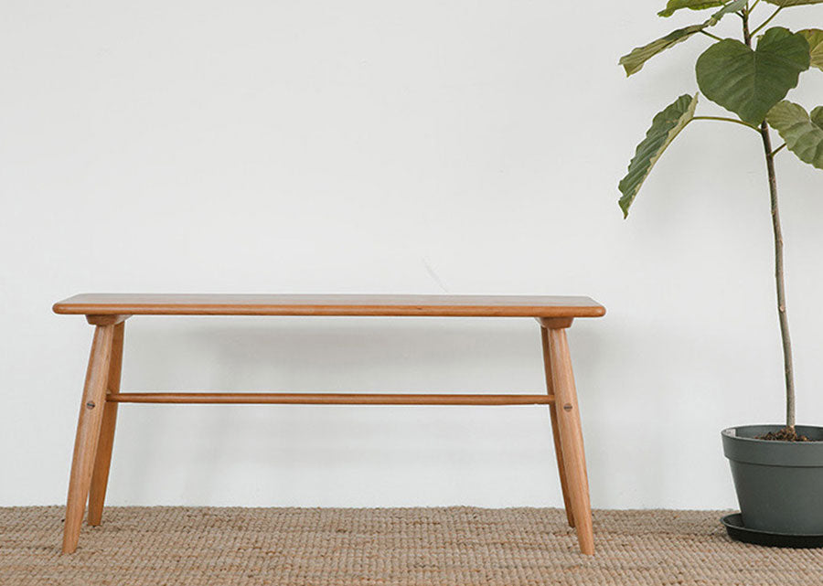 Simple Solid Wood Bench