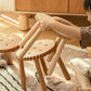 Biscuit Solid Wood Stool is a hit with children.