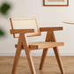 Hans Solid Cherry Wood Chair with Armrest