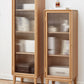 Charis Solid Oak Tall Cabinet