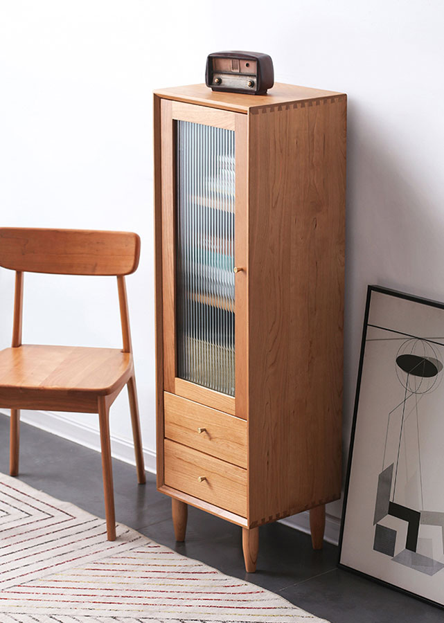 Solid wood online tall cabinet