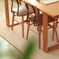 Chocolate Solid Cherry Wood Chair, back view