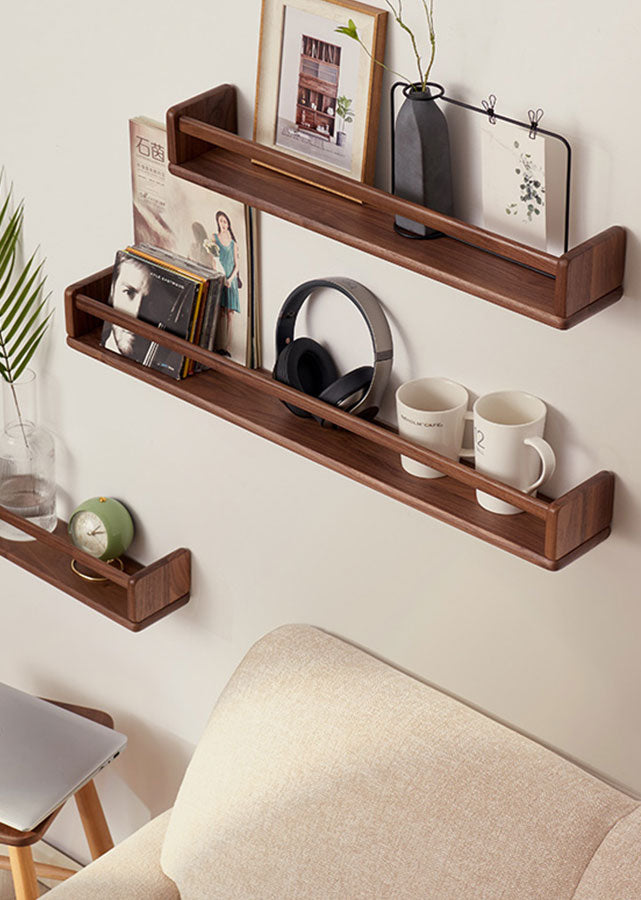 Obice Solid Wood Wall Shelves