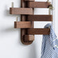 Abrir Solid Wood Wall Hook, solid oak, walnut colour.