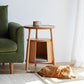 Chatte Solid Wood Side Table